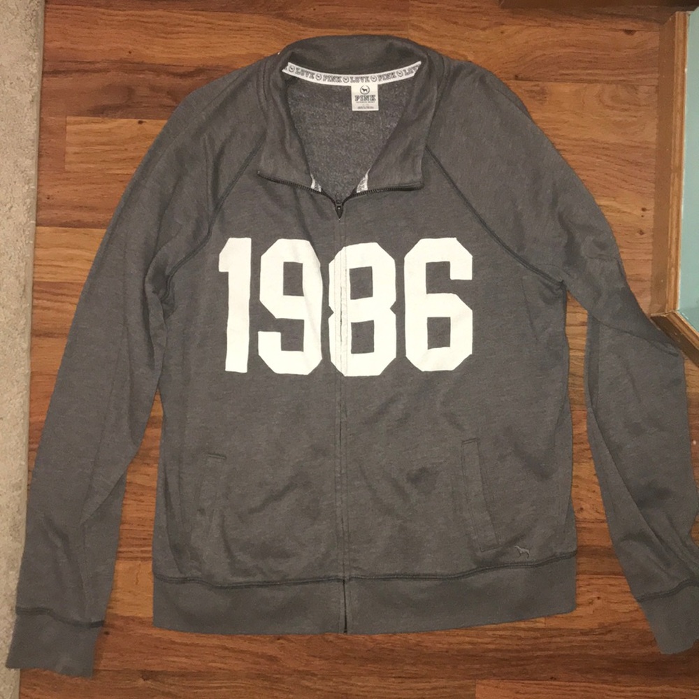 Victoria’s Secret PINK Zip-up Grey
